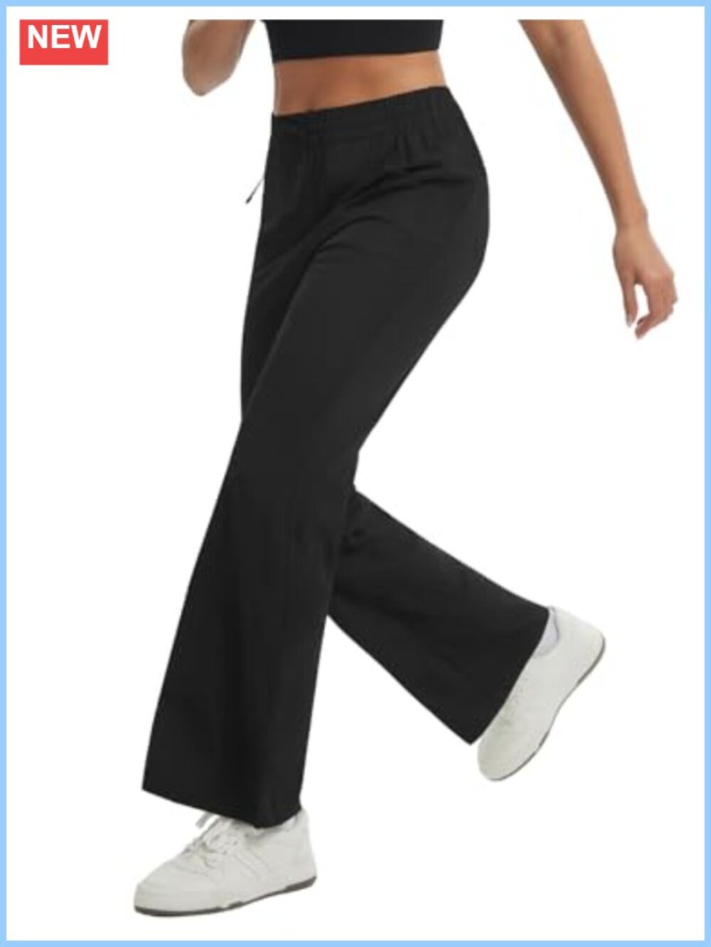 Womens Flare Wide Leg Hiking Pants Lightweight Water Resistant UPF 50+